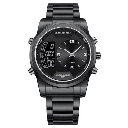 FOXBOX FBOO58 DUAL TIME WATCH