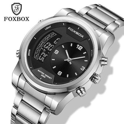 FOXBOX FBOO58 DUAL TIME WATCH