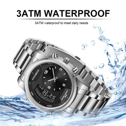 FOXBOX FBOO58 DUAL TIME WATCH