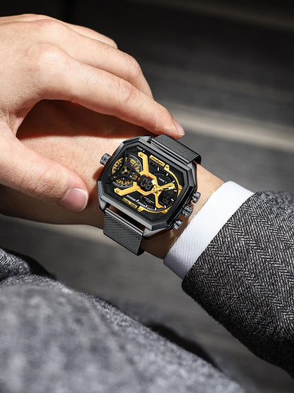 POEDAGAR E106 DUAL TIME WATCH