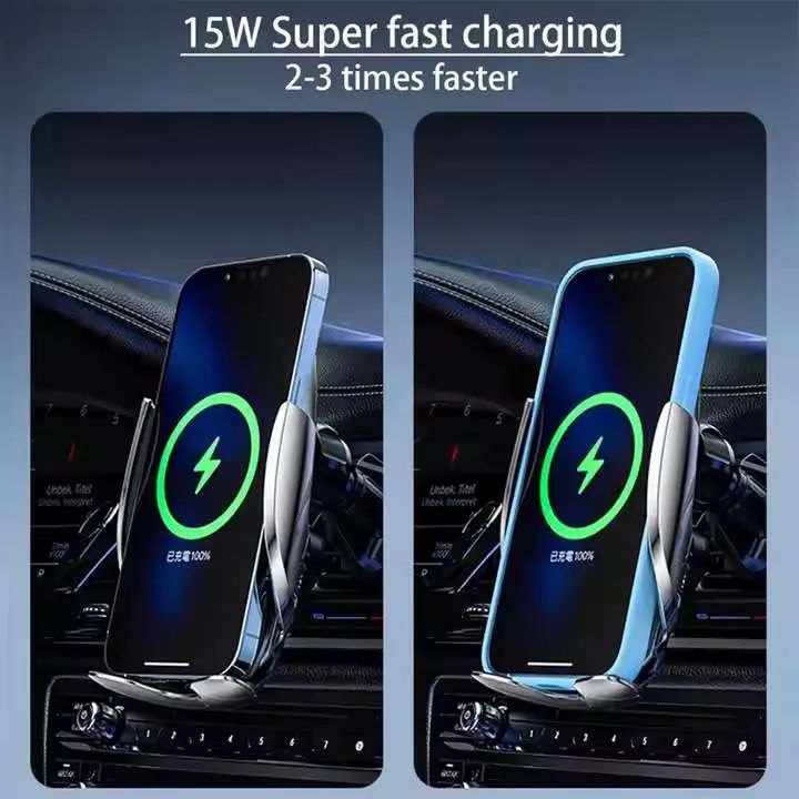 2 IN 1 SMART SENSOR WIRELESS CHARGER AND PHONE HOLDER