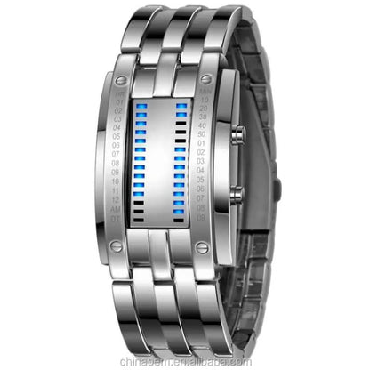 SKMEI BINARY LED BRACELET WATCH