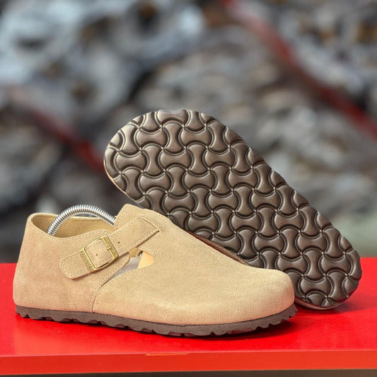 LONDON  CLOG MULES