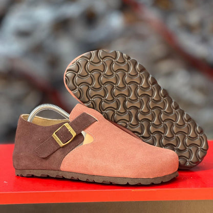LONDON  CLOG MULES