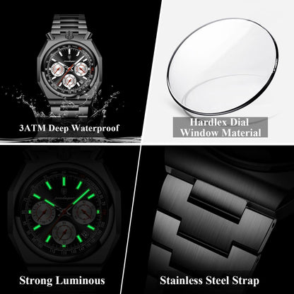 POEDAGAR DONOVAL CHRONOGRAPH WATCH