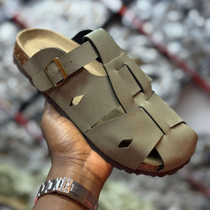 BRAIDED CLOG SANDALS