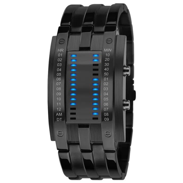 SKMEI BINARY LED BRACELET WATCH