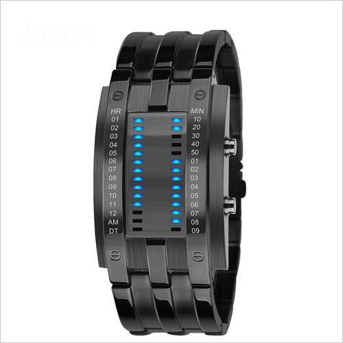 SKMEI BINARY LED BRACELET WATCH
