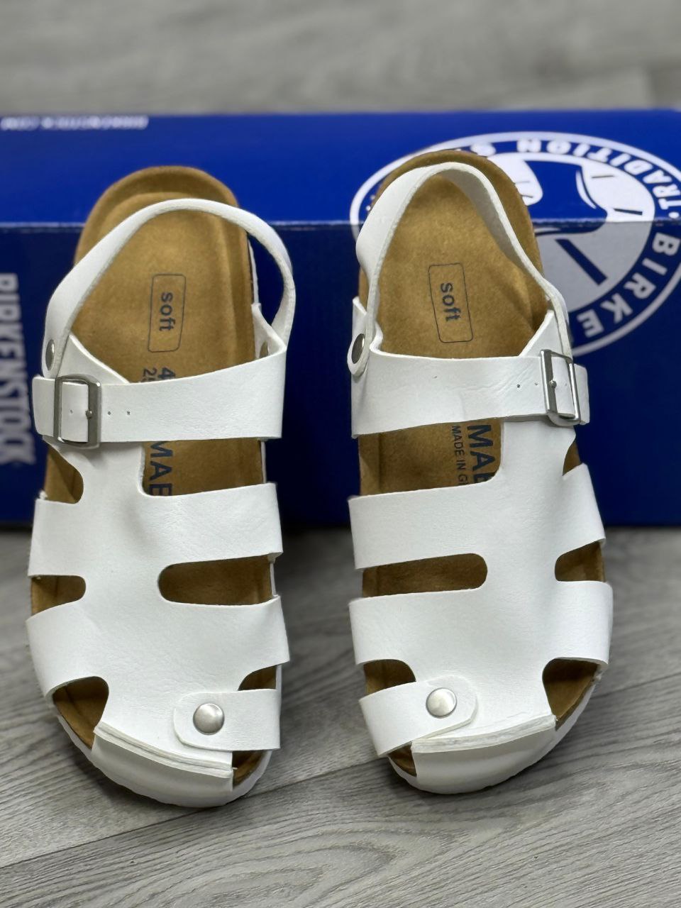 MAERKS  BUCKLE CORK SANDALS