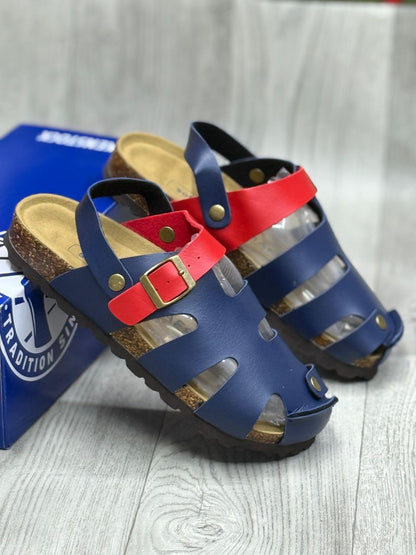 MAERKS  BUCKLE CORK SANDALS