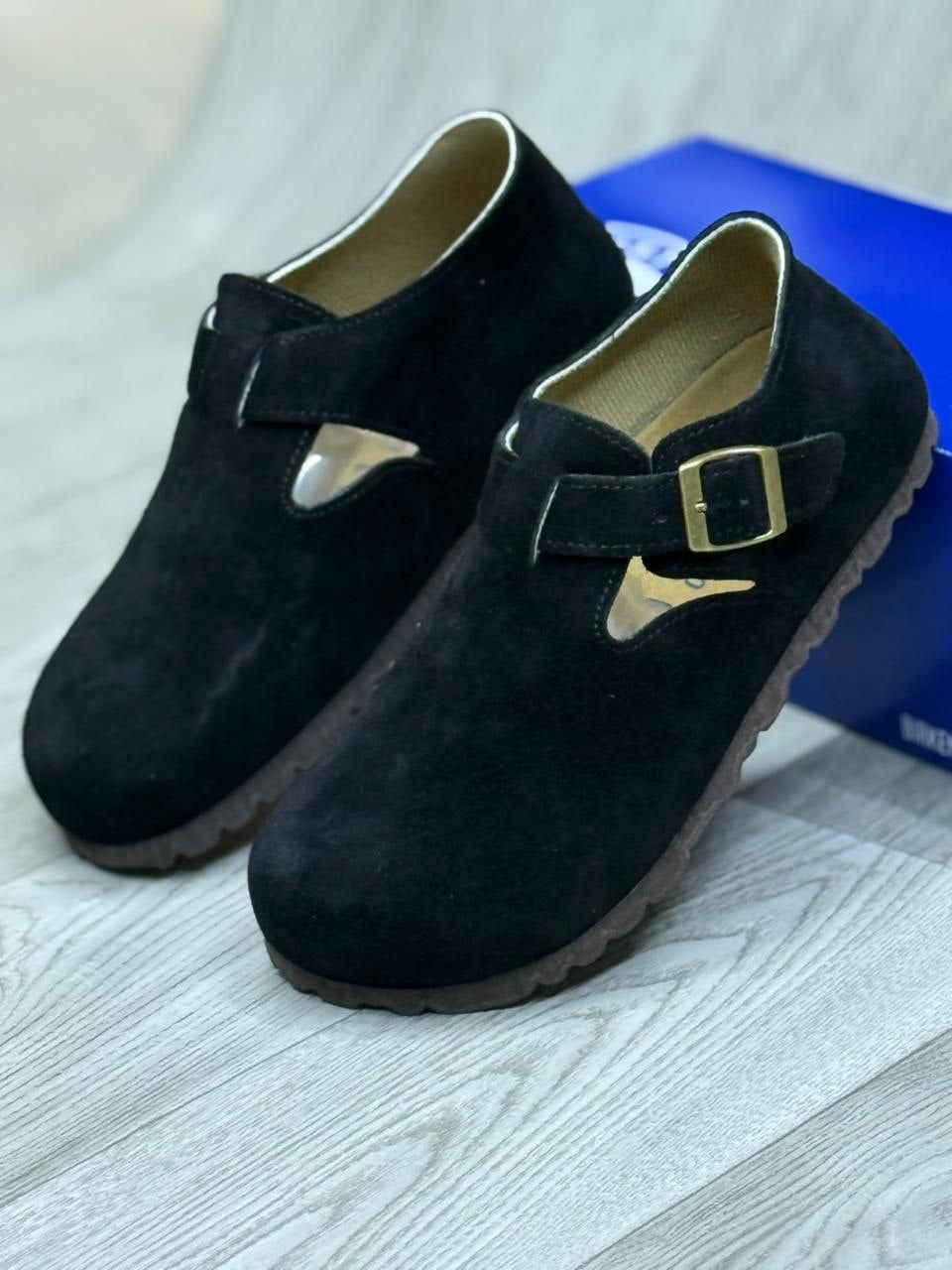 LONDON  CLOG MULES