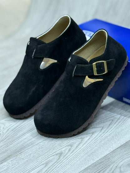 LONDON  CLOG MULES