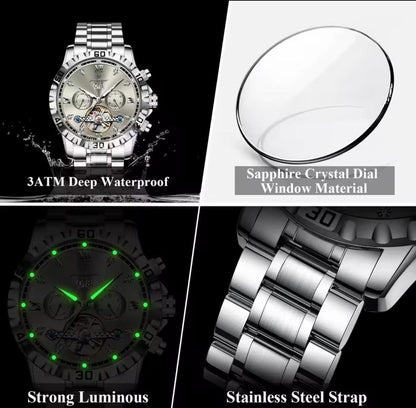 POEDAGAR 1418 AUTOMATIC WATCH.