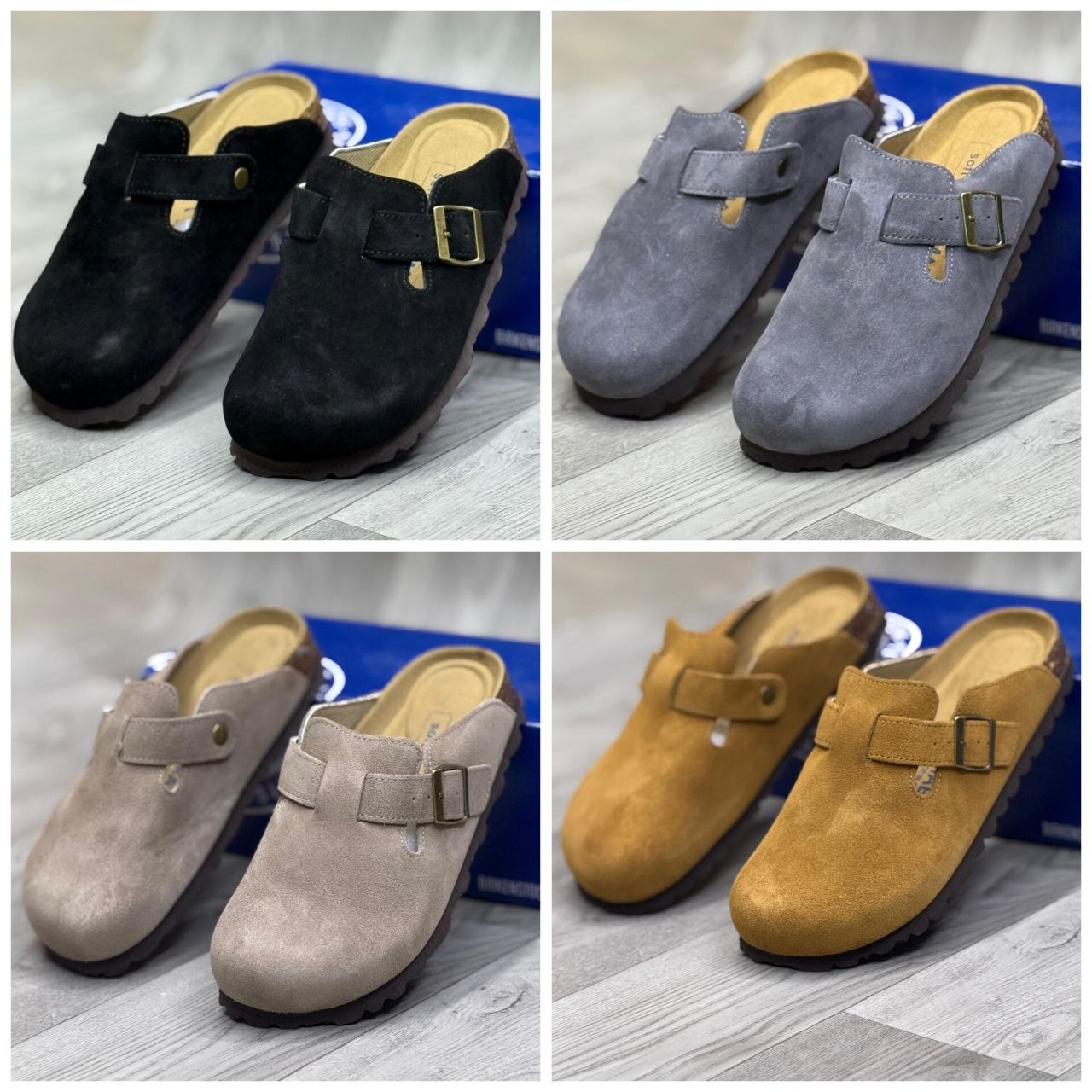 BUCKLE MAERKS CLOG MULES