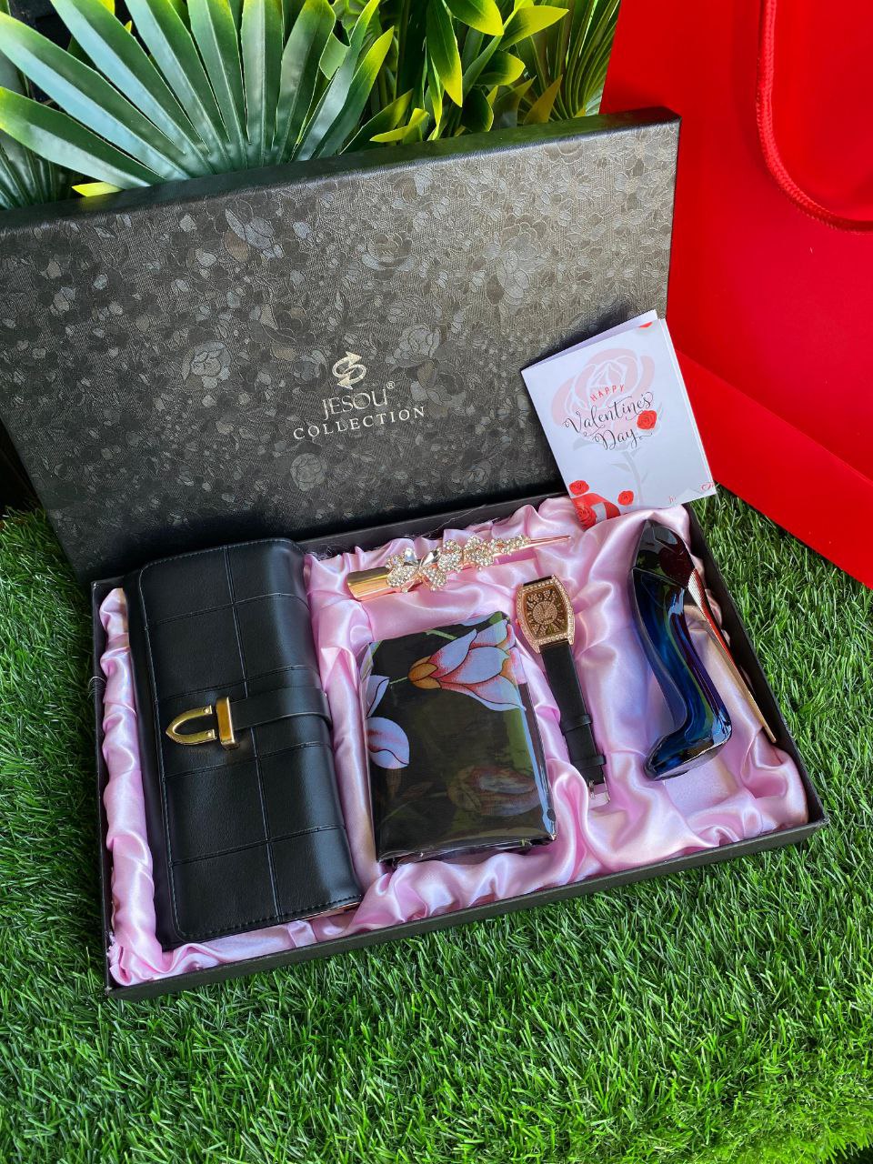 JESOU LADIES SCARLET ELEGANT GIFT SET