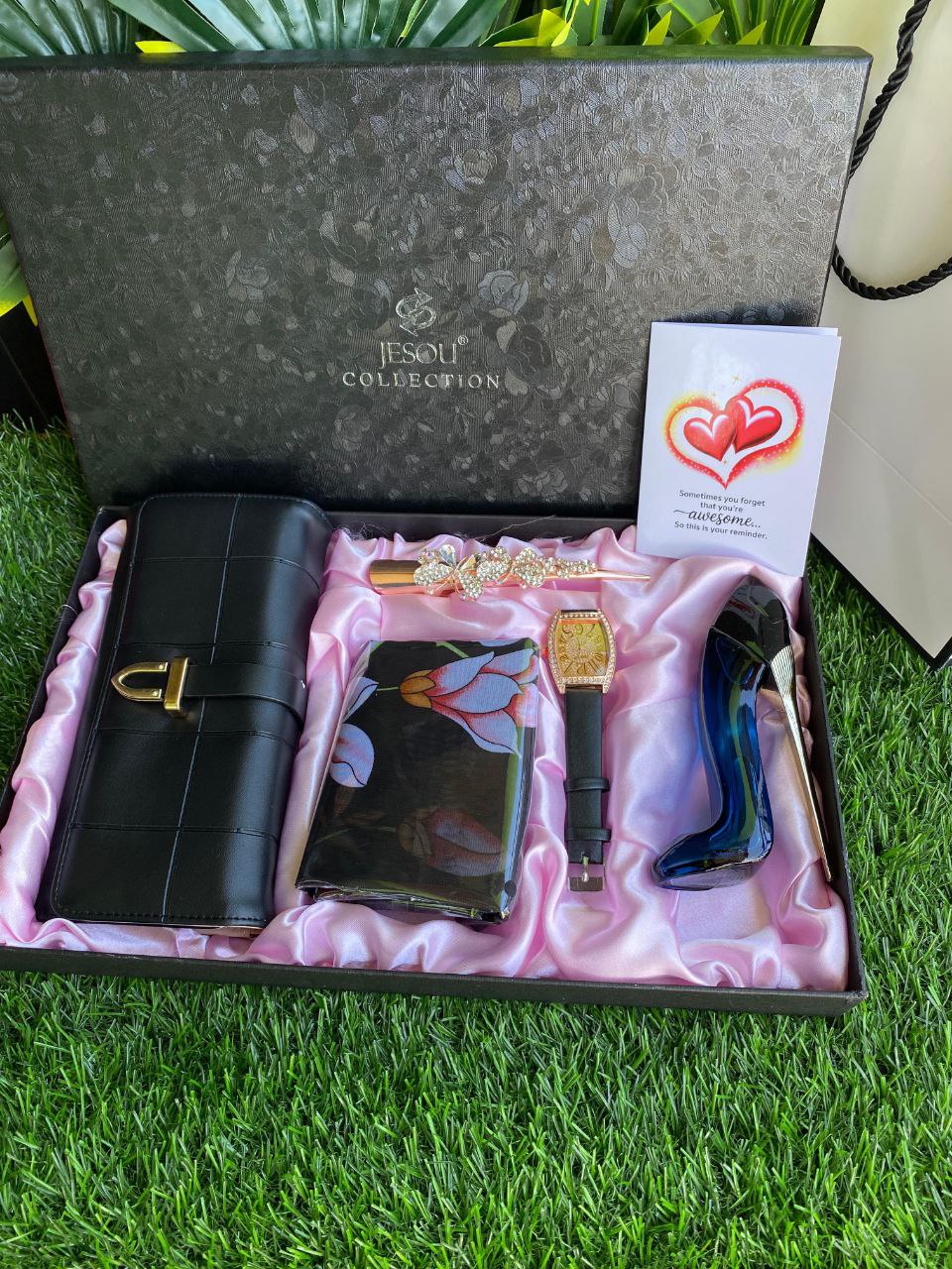 JESOU LADIES SCARLET ELEGANT GIFT SET