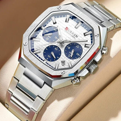 CURREN 8459 CHRONOGRAPH WATCH