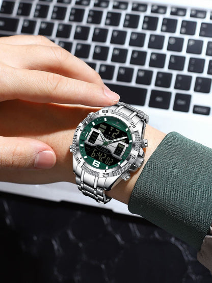 POEDAGAR 103 DUAL TIME WATCH