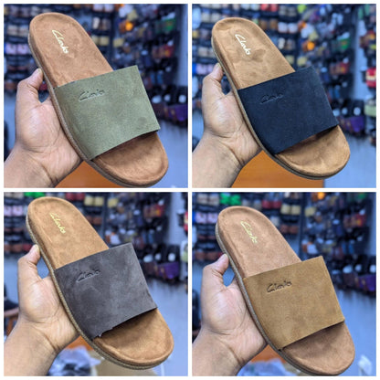 CLARKS COMFORT SLIDES