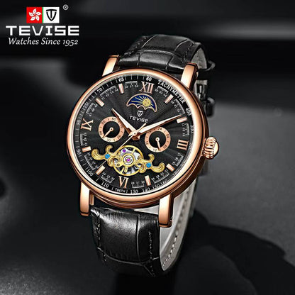 TEVISE T867H MECHANICAL WATCH MOONPHASE WATCH