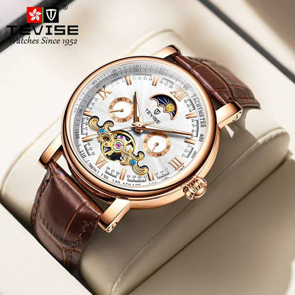 TEVISE T867H MECHANICAL WATCH MOONPHASE WATCH