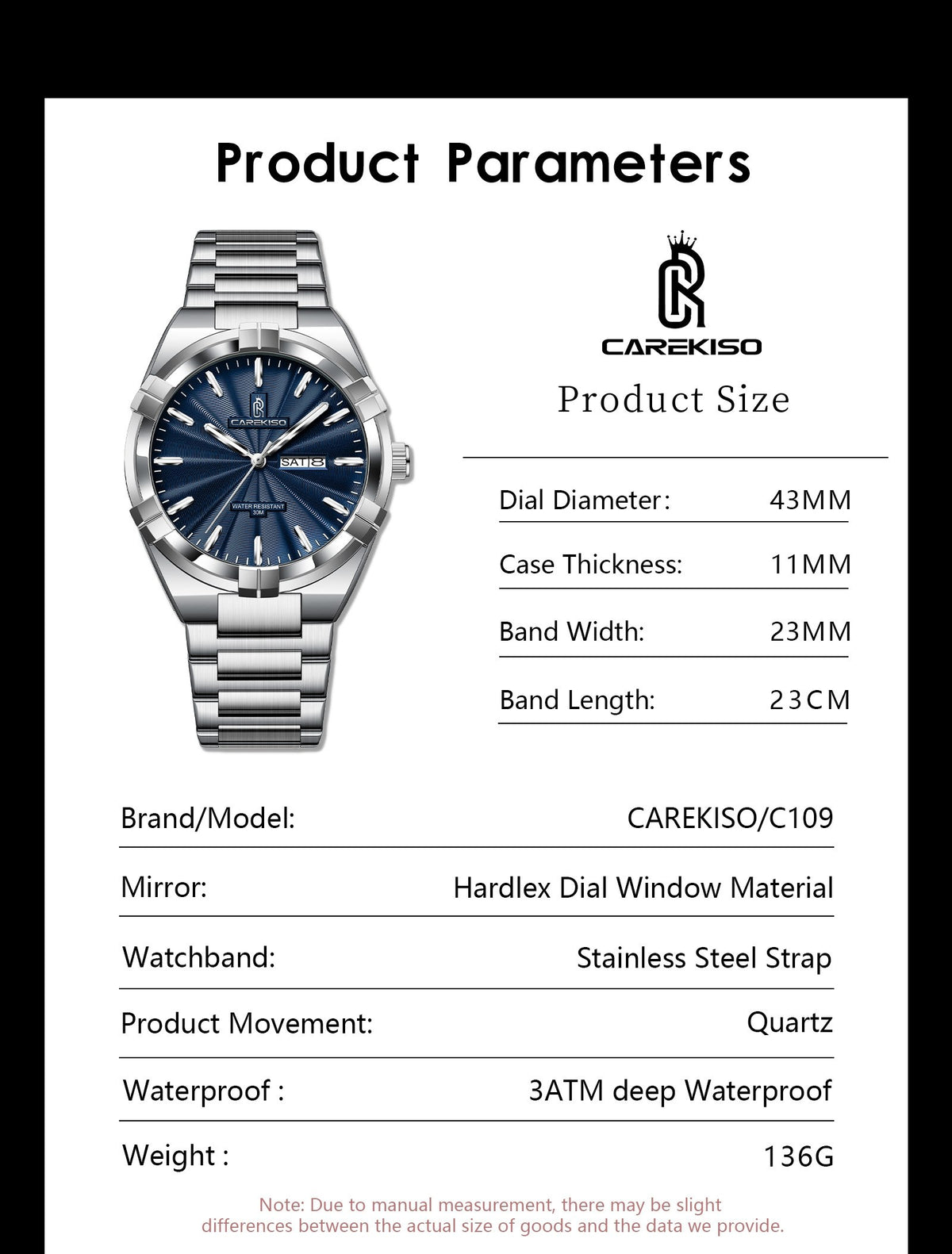 CAREKISO 109 WATCH