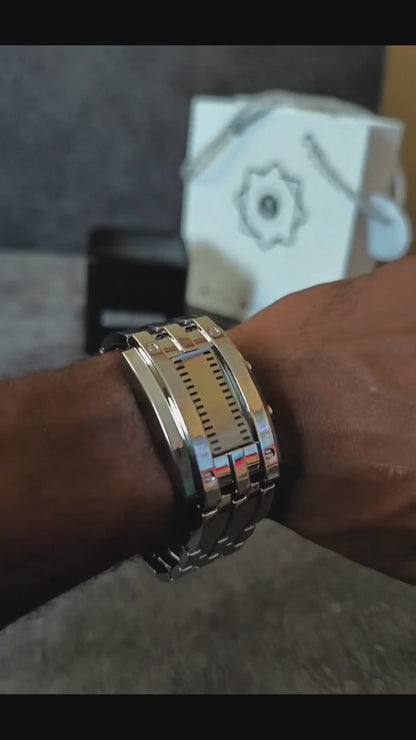 SKMEI BINARY LED BRACELET WATCH